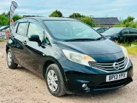 Used Nissan Note Acenta 98 HP (72 kW) 2013 Black Hatchback