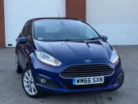 Used Ford Fiesta Titanium 2016 Blue Hatchback