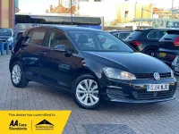 Used VW Golf VII SE 122 HP (89 kW) 2014 Black Hatchback