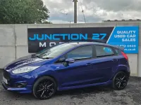 Used Ford Fiesta ST-Line 100 HP (73 kW) 2017 Blue Hatchback