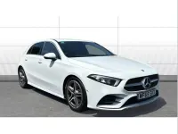 Used Mercedes A200 AMG line 161 HP (118 kW) 2019 White Hatchback