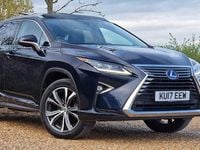 Used Lexus RX450h Luxury Line 2017 Blue SUV