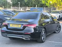 Used Mercedes E300 AMG line 2022 Black Sedan