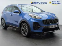 Used Kia Sportage GT-Line 177 HP (130 kW) 2019 Blue SUV