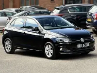 Used VW Polo SE 95 HP (69 kW) 2019 Black Hatchback