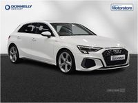Used Audi A3 S-Line 150 HP (110 kW) 2021 White Hatchback