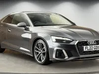 Used Audi A5 S-Line 204 HP (150 kW) 2022 Daytona gray pearl effect/daytona gray pearl effec Coupe
