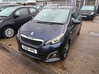 Used Peugeot 108 Allure 82 HP (60 kW) 2016 Blue Hatchback