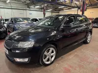 Begagnad Skoda Rapid SE 2015 Svart Halvkombi