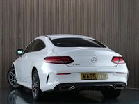 Used Mercedes C180 AMG line 2020 White Coupe