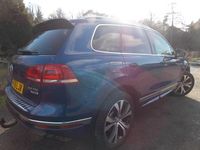 Used VW Touareg R-line 262 HP (192 kW) 2015 Blue SUV