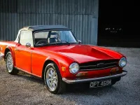 Used Triumph TR6 150 HP (110 kW) 1973 Red Cabriolet