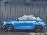 Used VW T-Roc R-line 150 HP (110 kW) 2021 Blue SUV