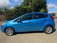 Used Ford Fiesta Zetec 81 HP (59 kW) 2012 Blue Hatchback