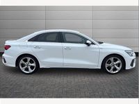 Used Audi A3 S-Line 150 HP (110 kW) 2023 Ibis white Sedan