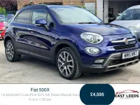 Used Fiat 500X Cross Plus 120 HP (88 kW) 2016 Blue SUV