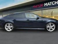 Used Audi A7 Sportback Black Edition 2017 Blue Hatchback