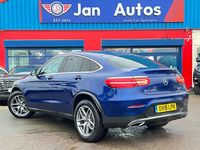 Used Mercedes GLC220 AMG line 2018 Blue Coupe