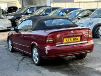 Used Vauxhall Astra Cabriolet 2001 Red Cabriolet