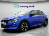 Second-hand Peugeot e-208 GT-line 100 kW (137 CP) 2020 Albastru Hatchback