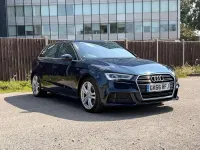 Used Audi A3 Sportback S-Line 190 HP (139 kW) 2016 Blue Hatchback