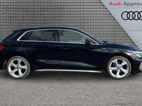 Used Audi A3 S-Line 147 HP (108 kW) 2022 Black Sedan