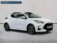 Used Toyota Yaris Hybrid Design 116 HP (85 kW) 2022 White Hatchback