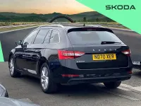 Used Skoda Superb SE Technology 150 HP (110 kW) 2021 Black Estate