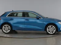Used Audi A3 Sportback Sport 150 HP (110 kW) 2022 Atoll blue Hatchback