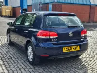 Used VW Golf VI 105 HP (77 kW) 2011 Blue Hatchback