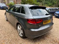 Used Audi A3 S-Line 150 HP (110 kW) 2014 Grey Hatchback