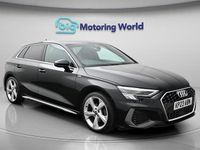 Used Audi A3 Sportback S-Line 150 HP (110 kW) 2023 Black Hatchback