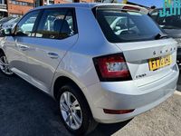 Begagnad Skoda Fabia SE 95 HK (69 kW) 2021 Silver Halvkombi