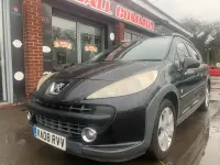 Used Peugeot 207 Outdoor Outdoor 110 HP (80 kW) 2008 Black Estate