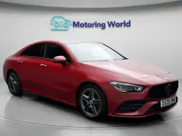 Used Mercedes CLA200 AMG line 163 HP (119 kW) 2020 Red Coupe