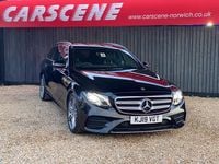 Used Mercedes E220 AMG line 2019 Black Estate