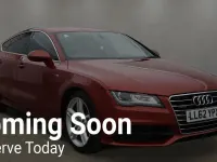 Used Audi A7 S-Line 2012 Red Hatchback