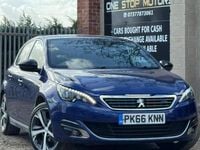Used Peugeot 308 GT-line 130 HP (95 kW) 2016 Blue Hatchback