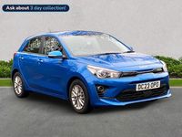 Used Kia Rio 83 HP (61 kW) 2023 Blue Hatchback