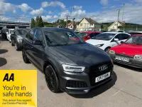 Used Audi Q3 Black Edition 150 HP (110 kW) 2017 Grey SUV