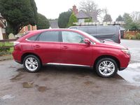 Used Lexus RX450h 2010 Red SUV