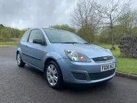 Used Ford Fiesta Style 75 HP (55 kW) 2006 Blue Hatchback