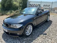 Used BMW 118 Cabriolet M Sport 2010 Black Cabriolet