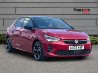 Used Vauxhall Corsa Ultimate 128 HP (94 kW) 2023 Red Hatchback