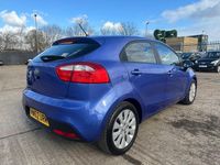 Used Kia Rio 2013 Blue Hatchback