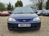 Used Honda Civic 125 HP (91 kW) 2003 Blue Coupe
