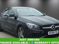 Used Mercedes CLA180 AMG line 122 HP (89 kW) 2018 Black Sedan