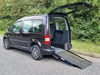 Used VW Caddy Life 102 HP (75 kW) 2015 Purple MPV