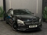 Used Mercedes A180 AMG line 2018 Black Hatchback