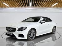 Used Mercedes E220 AMG line 194 HP (142 kW) 2018 White Cabriolet